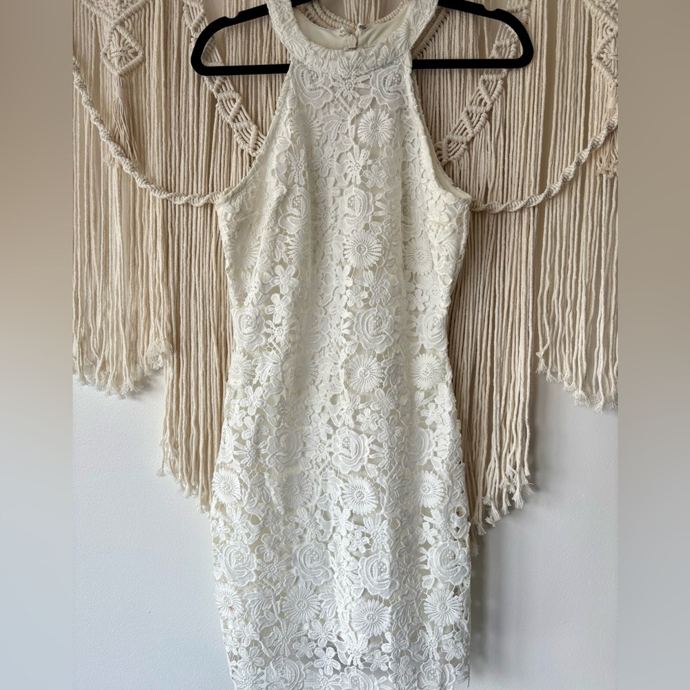 Lulus Floral Lace Dress